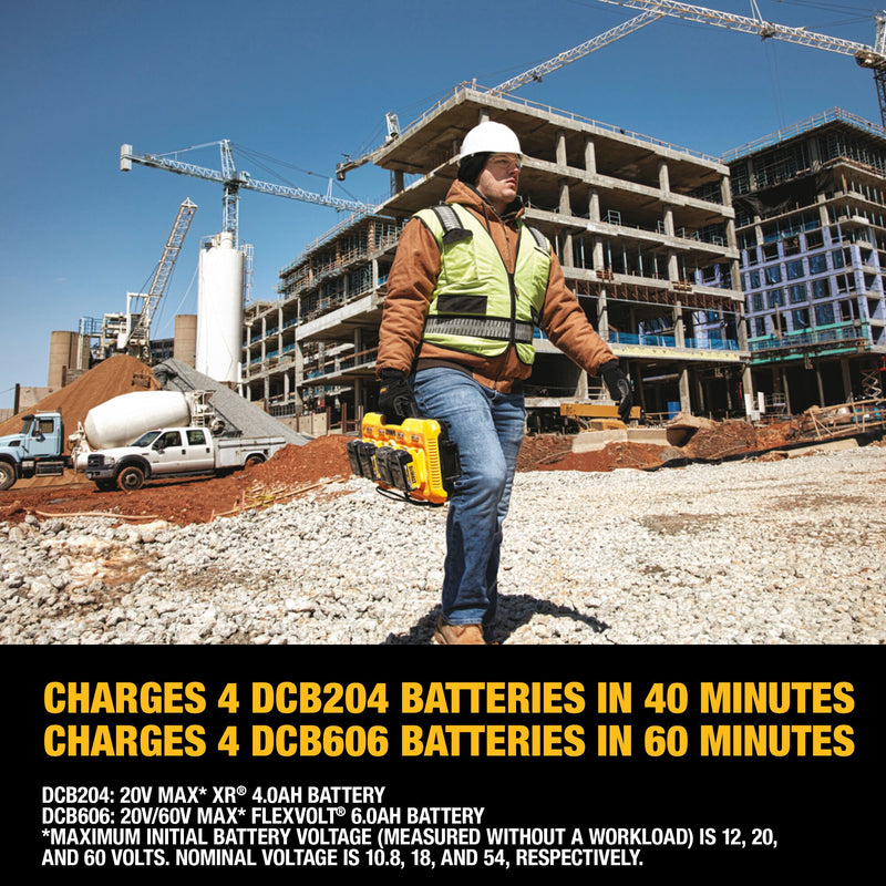 DEWALT 12V/ 20V/ 60V MAX* Multiport Simultaneous Fast Charger - Reconditioned