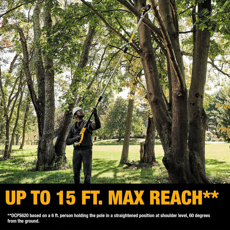 DEWALT 20V MAX* Brushless Cordless Pole Saw and Pole Hedge Trimmer Combo Kit - Reconditioned