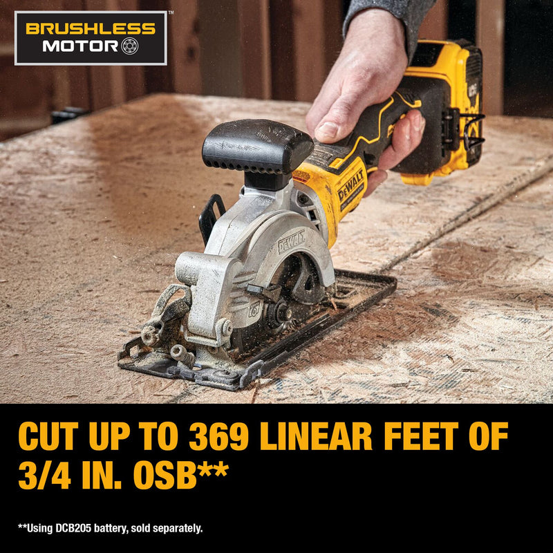 DEWALT 20V MAX* ATOMIC Brushless Cordless 4-1/2-in (114-mm) Circular Saw (Tool Only) - Reconditioned