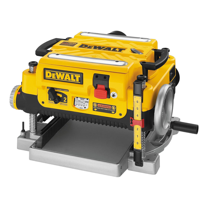 DEWALT 13-Inch (330mm) Corded Electric Three Knife, Two Speed Thickness Planer (15 Amp) - Reconditioned