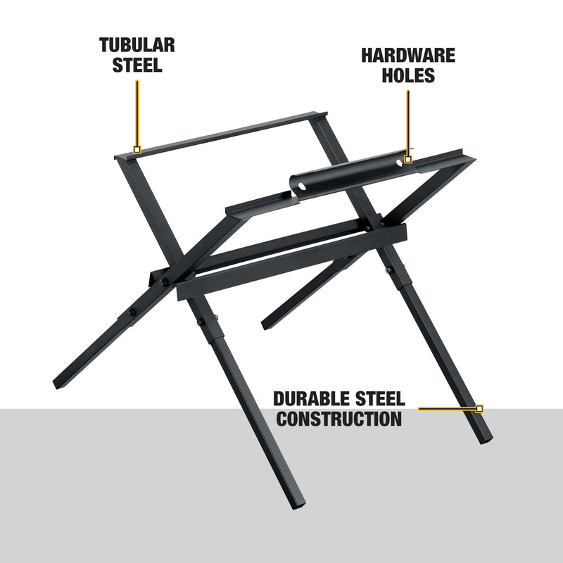 DEWALT Steel Table Saw Stand (for DWE7480, DCS7485, and DW745) - Reconditioned