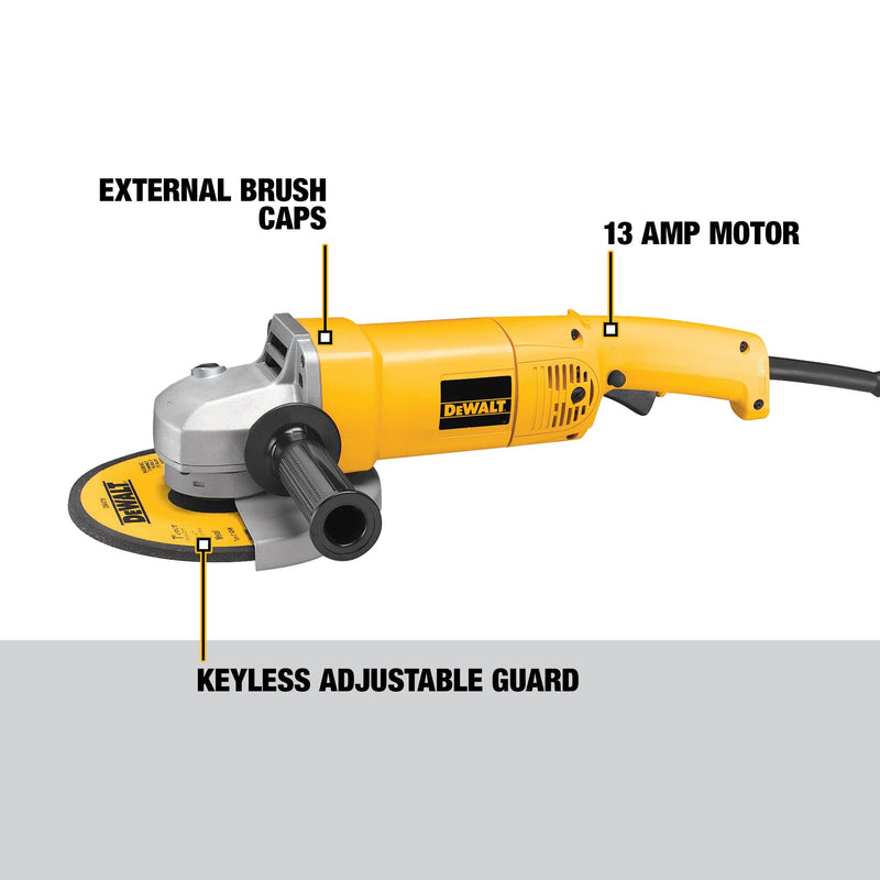 DEWALT 7 in. (180mm) Medium Angle Grinder - Reconditioned