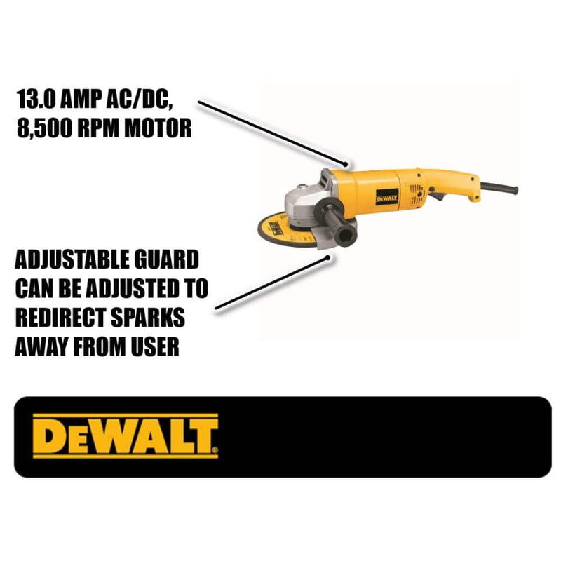 DEWALT 7 in. (180mm) Medium Angle Grinder - Reconditioned