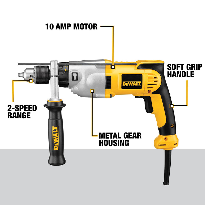DEWALT 1/2 in. VSR Pistol Grip Hammer Drill - Reconditioned