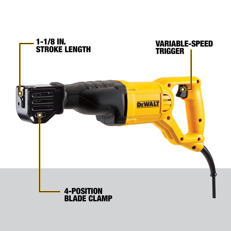 DEWALT 10 Amp Reciprocating Saw - Reconditioned