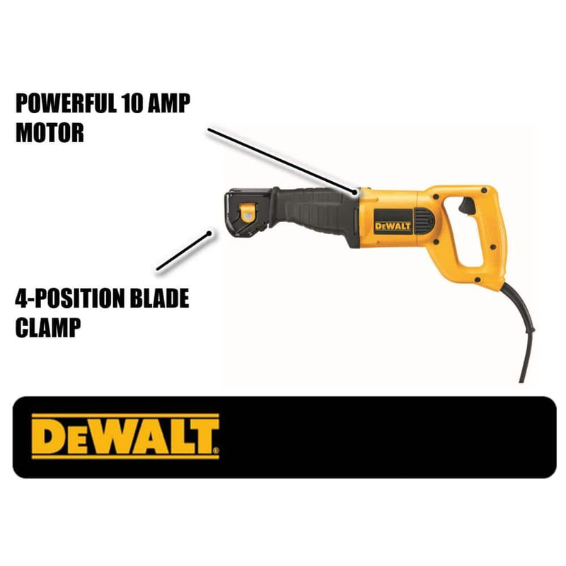 DEWALT 10 Amp Reciprocating Saw - Reconditioned