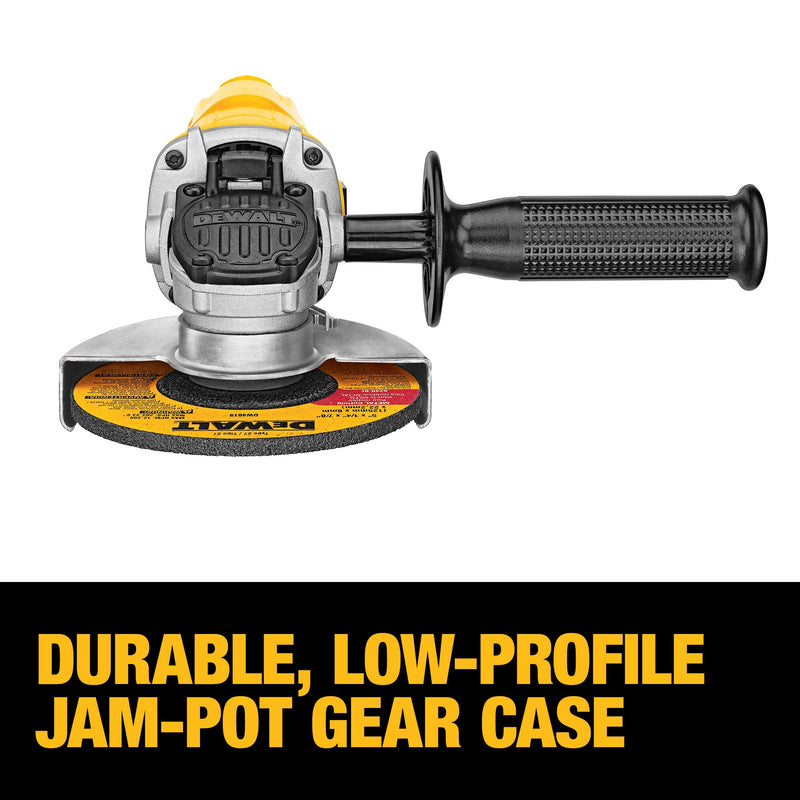 DEWALT 4-1/2 in. Small Angle Grinder with One-Touch Guard - Reconditioned
