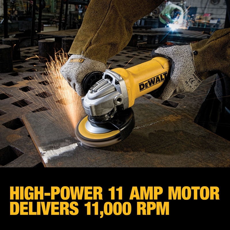 DEWALT 4-1/2 in. (115mm) Small Angle Grinder With No Lock-On - Reconditioned