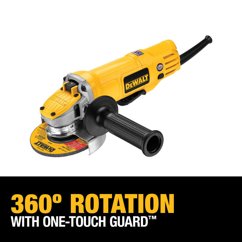 DEWALT 4-1/2" Paddle Switch Small Angle Grinder - Reconditioned