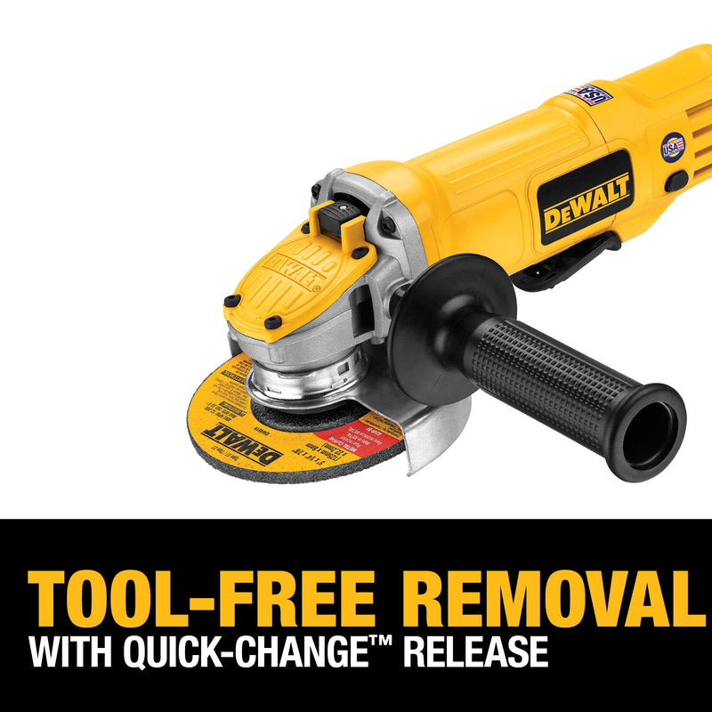 DEWALT 4-1/2" Paddle Switch Small Angle Grinder - Reconditioned