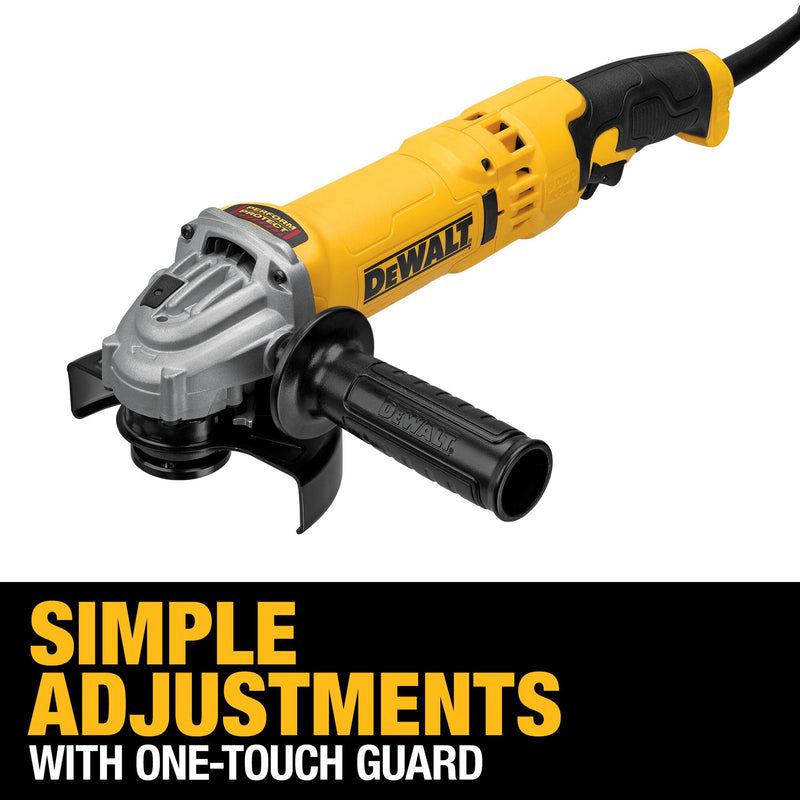 DEWALT 4-1/2-Inch - 5-Inch (114mm - 127mm) Corded Electric Trigger Switch Angle Grinder - Reconditioned