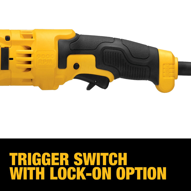 DEWALT 4-1/2-Inch - 5-Inch (114mm - 127mm) Corded Electric Trigger Switch Angle Grinder - Reconditioned