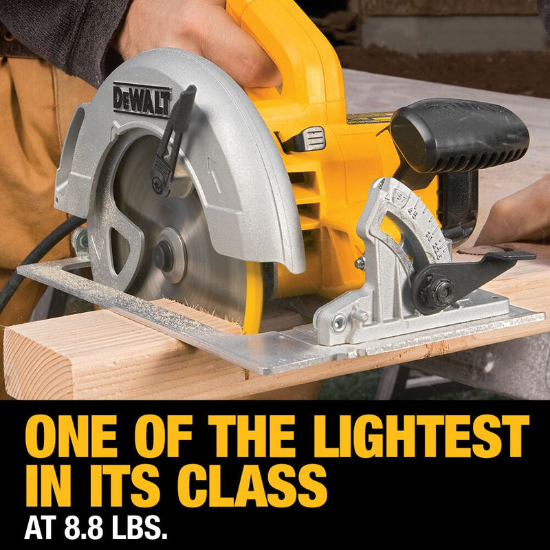 DEWALT 7-1/4-Inch Circular Saw, Lightweight, Corded - Reconditioned