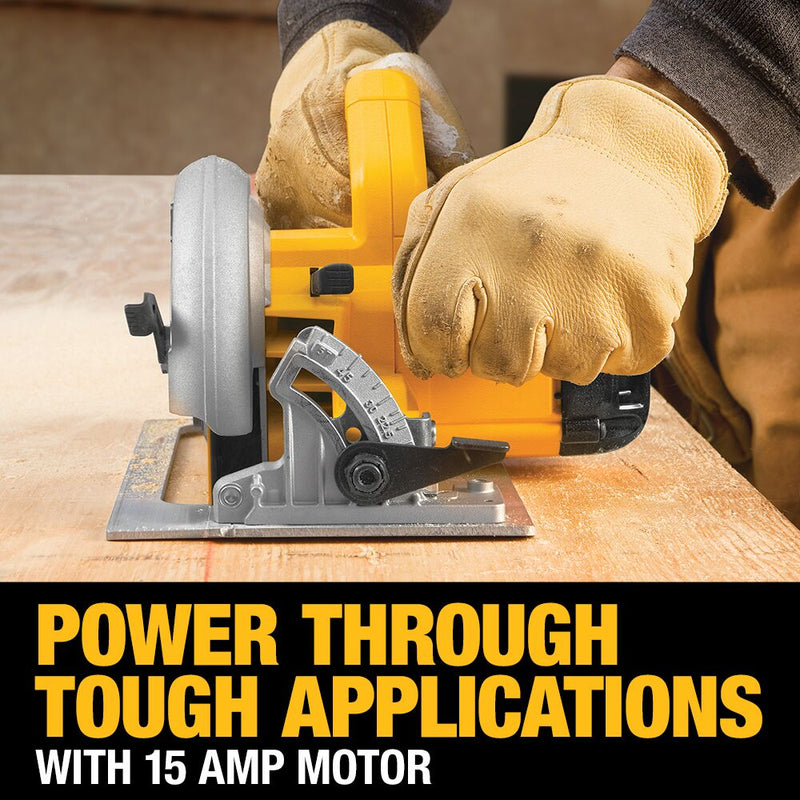 DEWALT 7-1/4-Inch Circular Saw, Lightweight, Corded - Reconditioned