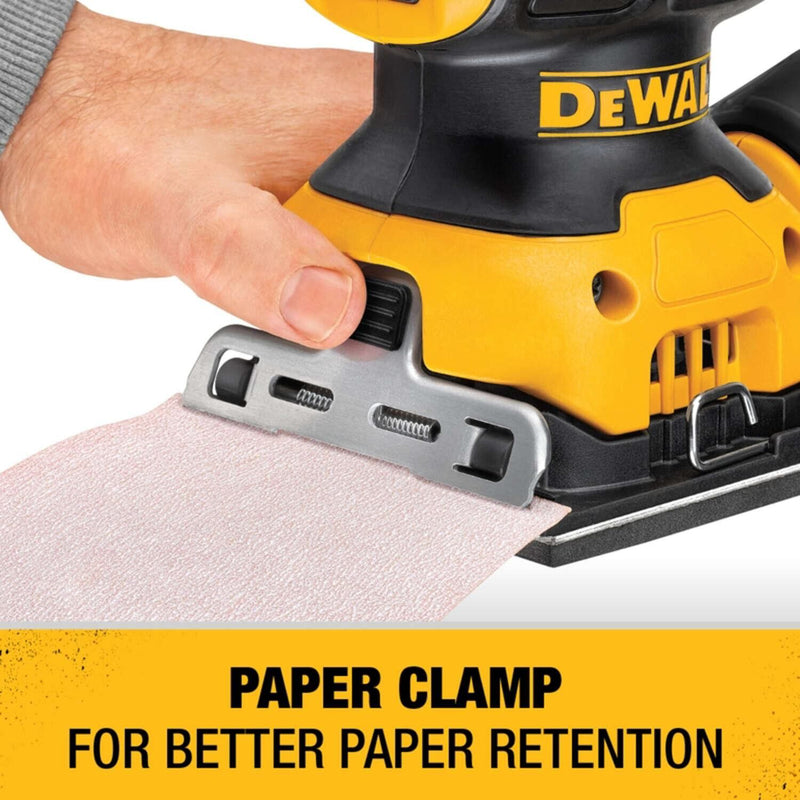 DEWALT Electric Sander, 1/4-Inch Sheet, Orbital - Reconditioned