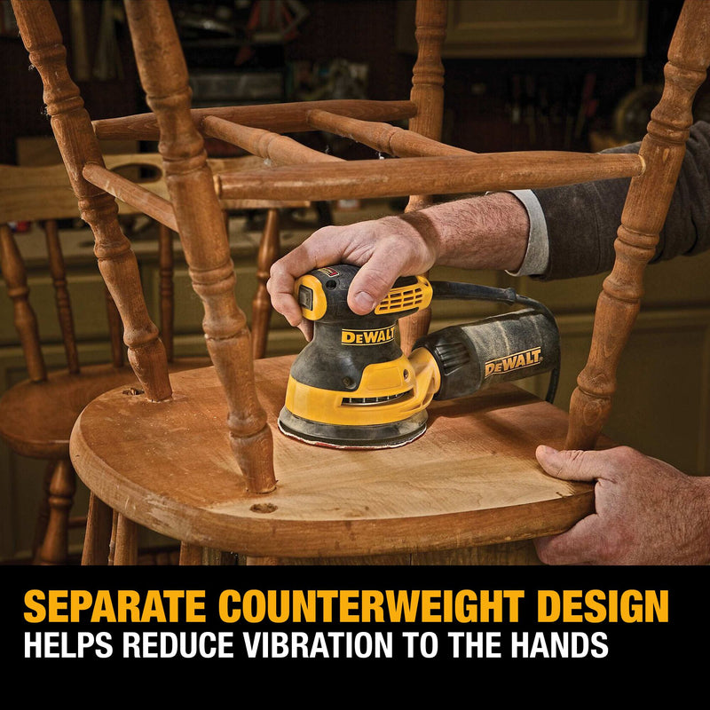 DEWALT 5 in. Single Speed Random Orbit Sander Kit - H&L Pad - Reconditioned