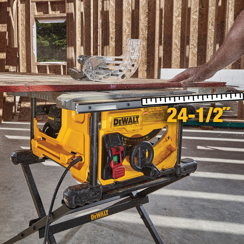 DEWALT 15 Amp 8-1/4 in. Compact Portable Jobsite Table Saw - Reconditioned