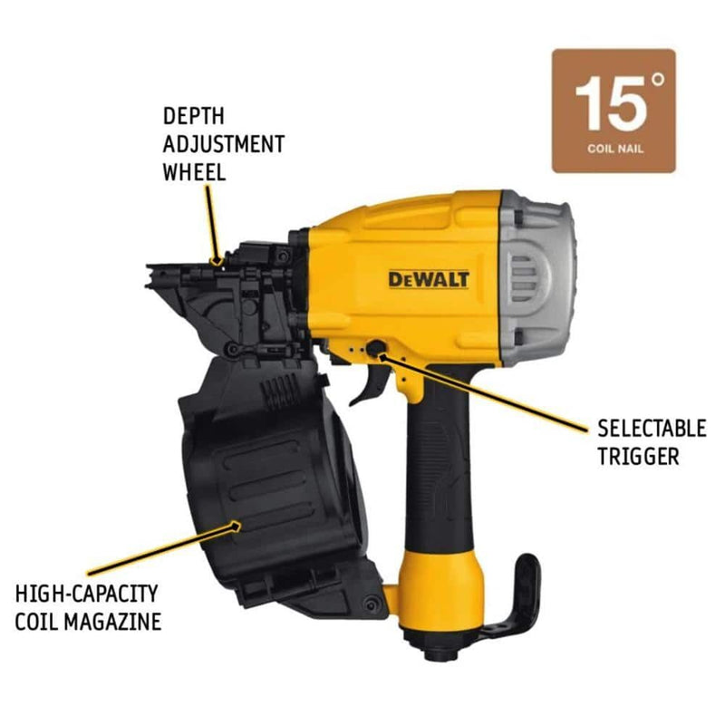 DEWALT 15 Degree Coil Framing Nailer - Reconditioned