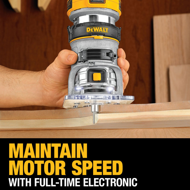 DEWALT 1-1/4 HP Max Torque Variable Speed Compact Router - Reconditioned