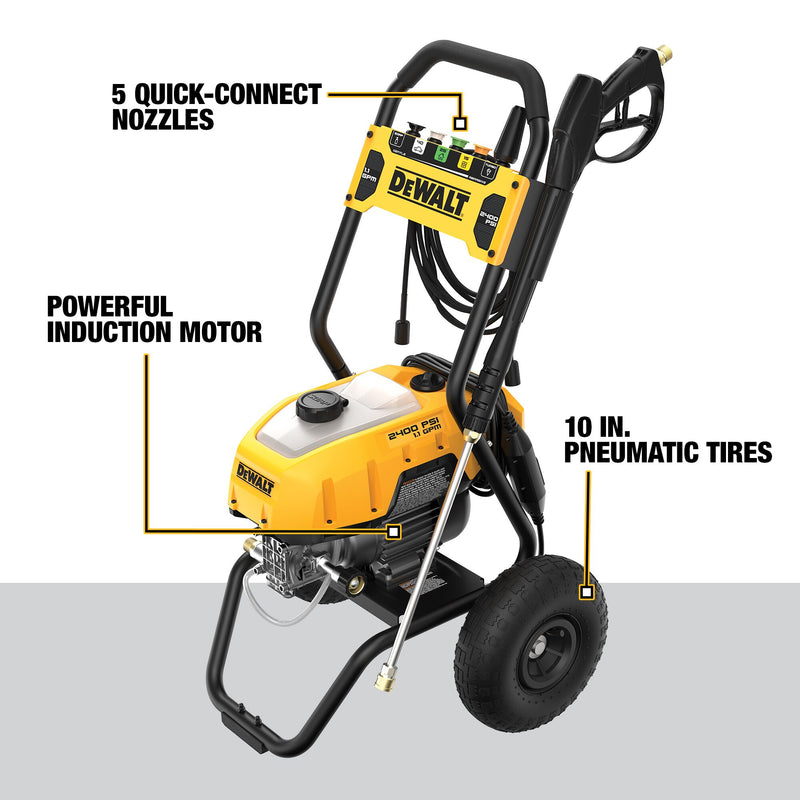 DEWALT 2400 PSI 1.1 GPM Electric Pressure Washer - Reconditioned