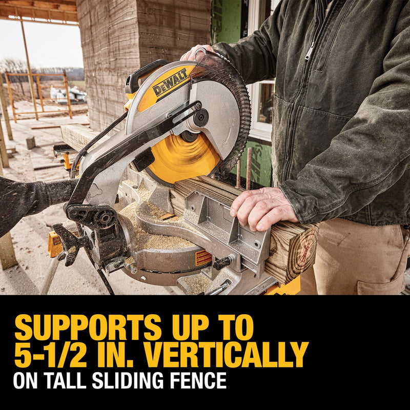 DEWALT 12-Inch Miter Saw, 15-Amp, Single Bevel, Compound - Reconditioned
