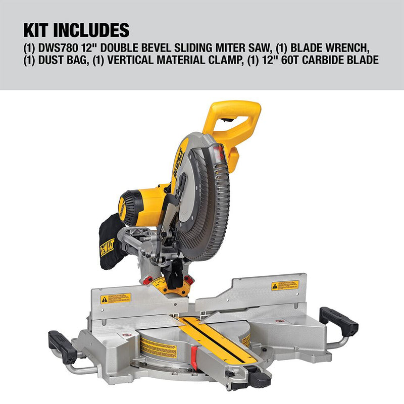DEWALT 12-Inch (305mm) Double Bevel Sliding Compound Miter Saw - Reconditioned