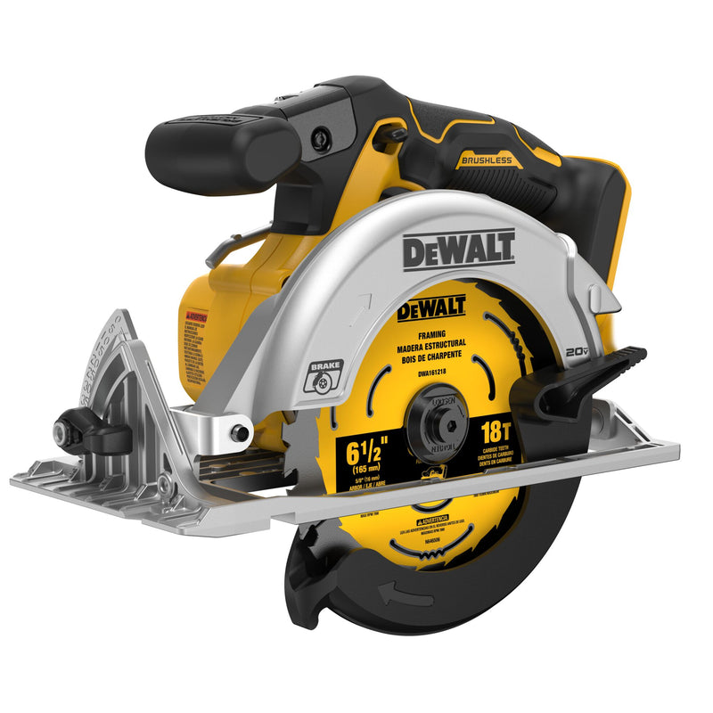 DEWALT 20V MAX* XR 6-1/2 in. Brushless Cordless Circular Saw (Tool Only) - Reconditioned