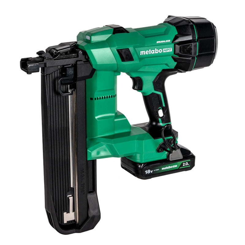 18V Cordless 16 Ga (7/16") Medium Crown Stapler (1x4.0Ah/8.0Ah) Metabo HPT N1808DA