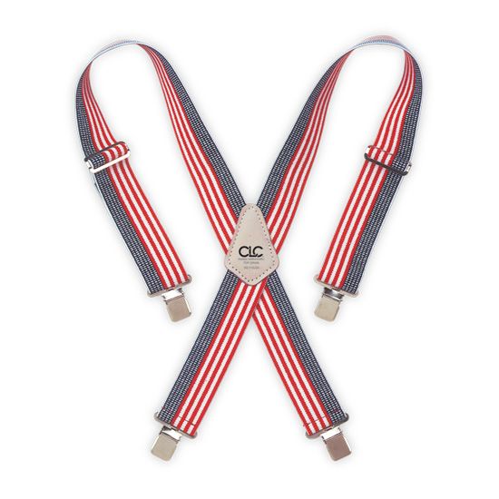 CustomLeather Craft 110USA Suspender Heavy Duty USA Flag