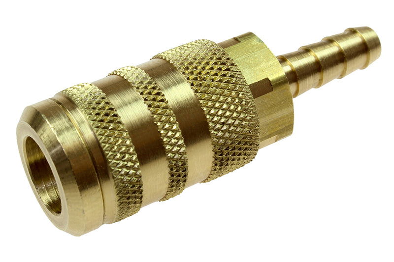 Coilhose 15X4H 1/4" Hose Barb 6 Point Coupler, Industrial Interchange