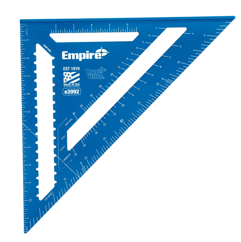 Empire Level E992 12" True Blue Laser Etched Rafter Square