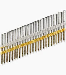 Framing Nails 2-3/8" x .113 Ring Shank, RH, Bright, Wire Coil (5M)
